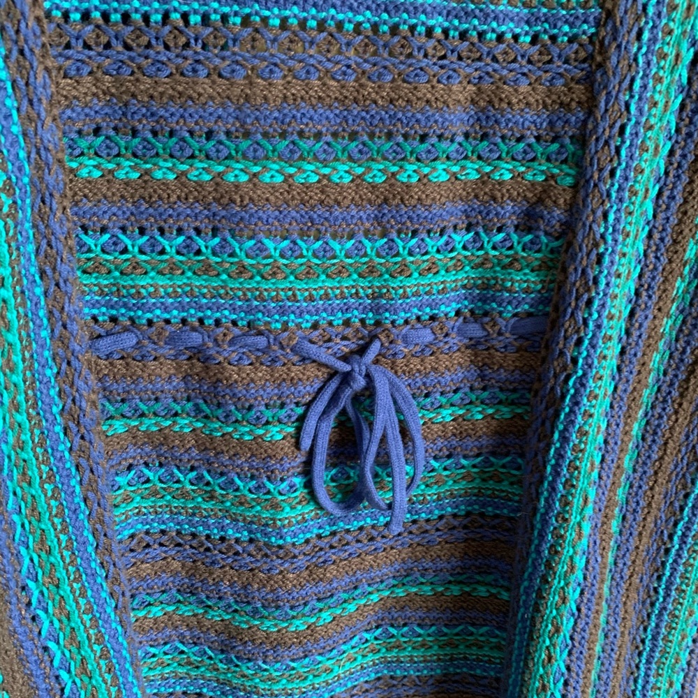 Multiples Boho Fringe Open Cardigan - image 6